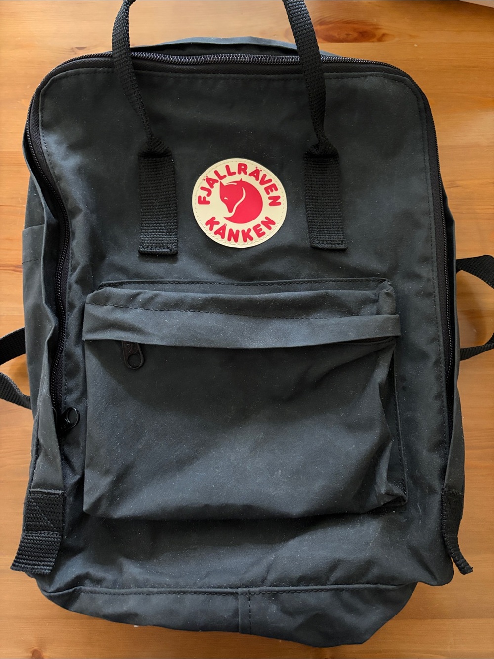 Fjallraven Black Backpack